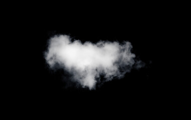 Wall Mural - realistic white cloud fluffy, fog or mist or white smoke for overlay and design effect. isolated on 