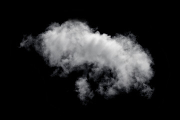 Wall Mural - realistic white cloud fluffy, fog or mist or white smoke for overlay and design effect. isolated on 