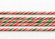 © RAMS - Vibrant and Festive Red and Green Striped Candy Canes Perfect for Holiday Celebrations and Seasonal Treats
