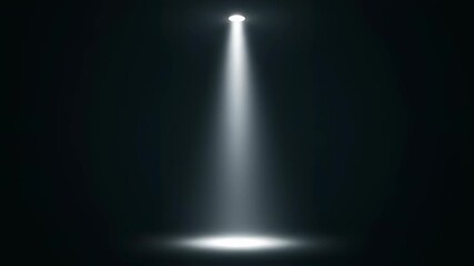 Wall Mural - bright spotlight shining down on a dark stage floor. empty scene with light beam. illuminated show o