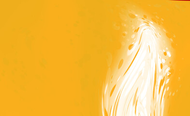 Poster - Abstract texture yellow background with smooth shapes in a modern design