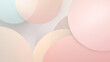 © DewanFatima - Minimalist Pastel Geometric Circles with Soft Gradients and Smooth Edges – High-Resolution Background with Negative Space