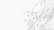 © BAIVECTOR - Abstract tech network connection dots. Digital technology and big data analysis background. White background with plexus lines. Geometric background with abstract mesh