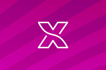 Wall Mural - Letter X logo icon design template elements