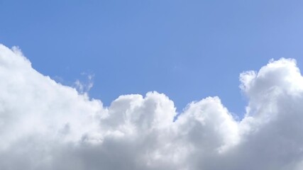 Wall Mural - sky landscape of a large cumulonimbus in afternoon