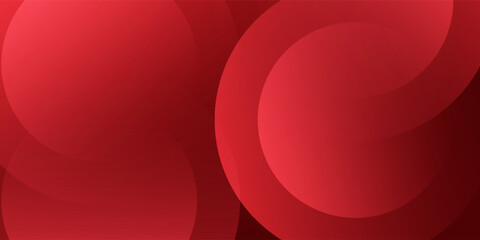 Wall Mural - Red abstract background. Dynamic shapes composition. Eps10 vector