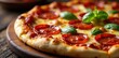 © Busban - Close-up,rustic pizza; pepperoni, salami topping , pizza, pepperoni, hot