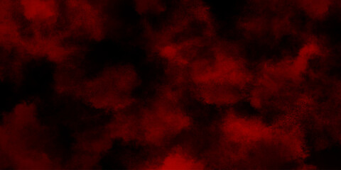 Wall Mural - watercolor marble pattern design. paint brush strokes. fire red texture. smoke overlays black and red Background. vintage retro red background. Red vapor on black background. red smoky clouds.	