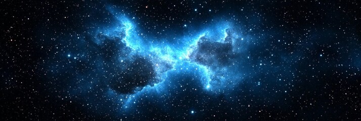 Wall Mural - Stunning Cosmic Nebula Surrounded by Distant Stars, A Beautiful Deep Space Scene for Sci-Fi Artwork