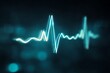 © ANDRIANSYAH STUDIO - Glowing Heartbeat Line on Dark Background