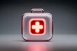 © ANDRIANSYAH STUDIO - First Aid Kit with Glowing Red Cross Symbol