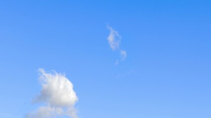 Wall Mural - curious cumulus moving in the afternoon