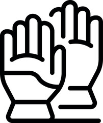 Poster - Protective gloves are essential for maintaining workplace safety, shielding hands from potential hazards and ensuring a secure work environment