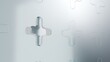 © Neil Warburton/Stocksy - Abstract glass cross