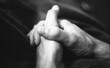 © Maureen Elisa/Stocksy - Holding hands detail view