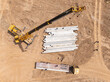 © ma yic/Stocksy - Aerial View of Construction Site with Crane in Foundation Stage