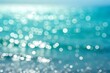 © Ruhina - Abstract bokeh of shimmering sunlight reflecting on the surface of the blue ocean water