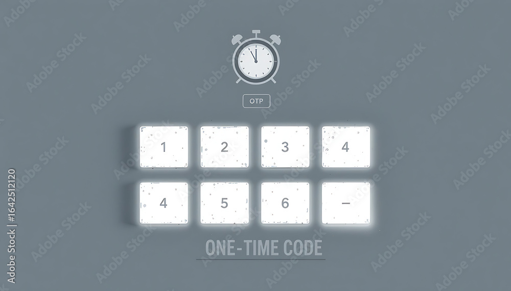 One-Time Passcode (OTP) Technology Depiction for Secure Authentication ...