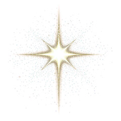 Wall Mural - png white glowing star light illustration background effect.