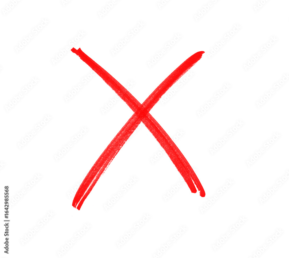 Red cross sign on transparent background, Red cross marker png. Red ...