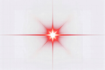 Wall Mural - png an isolated red blink light effect background lighting flare.