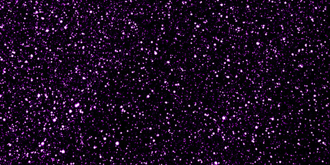 Wall Mural - Purple violet galaxy space background. Starry night sky. Glowing stars in space. New Year, Christmas and Celebration background concept.