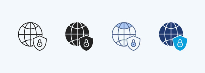 Web Secure Multiple Style Icon Collection