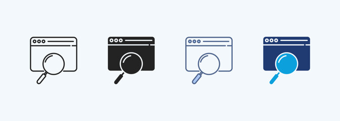 Search Multiple Style Icon Collection