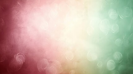 Canvas Print - ethereal romantic backdrop with blurred pastel red spots of light for captivating visuals and design