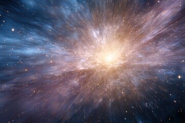 Wall Mural - exploring the vastness of space through an abstract representation of cosmic beauty and stellar phen