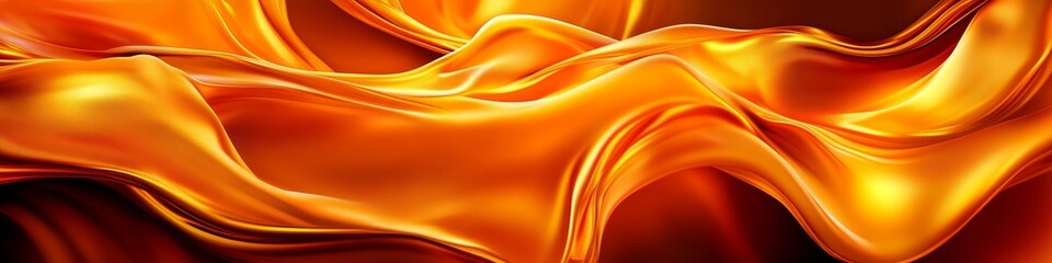 Wall Mural - abstract gold waves a stunning metallic surface with shimmering highlights in vector graphic design
