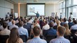 © pappu - Corporate Business Conference with Engaged Audience in Professional Setting