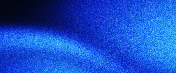 Wall Mural - abstract dark blue grainy texture background, navy blue color gradient shape noise texture black bac