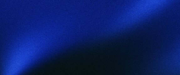 Wall Mural - abstract dark blue grainy texture background, navy blue color gradient shape noise texture black bac