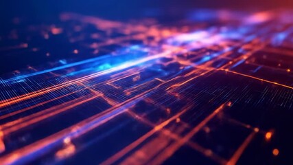 Abstract digital network pattern