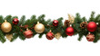 © Eletro Motel - Traditional Christmas Garland with Baubles and Pinecones