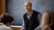 © Nataliya - An engaging professor teaches in a focused classroom environment