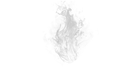 Wall Mural - Isolated gray cloud like shape with jagged edges on a stark black background in a digital art style