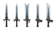 © Jessica - Fantastical collection of five uniquely designed fantasy swords artwork.