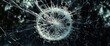 © Yuyun - Shattered glass, radial cracks