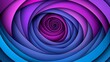 © kl yanii - Spiral of purple and blue colors. The spiral is made up of many different shades of blue and purple. The colors are arranged in a way that creates a sense of movement and depth