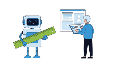 Human and Robot Collaboration in Web Development for Innovative Solutions