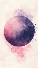 Wall Mural - Full view of the Moon and a planet, appearing as a blue sphere with clouds, isolated in the black night space