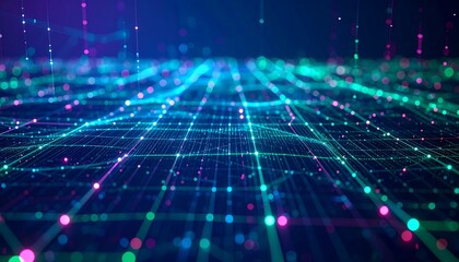 Abstract network pattern illustration