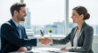 © Isaque Taylor - Professional Business Handshake Partnership Agreement Meeting