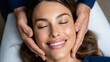 © NNS Studio - Facial Massage Relaxation Skincare Beauty Therapy Spa Wellness Treatment Smiling Woman Hands Gentle Tranquility Rejuvenation Health Pampering Rejuvenate Facialist Peaceful Calmness Joy Wellnessroutine