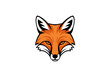 © umar - Pixel Art Fox Head Design Intricate Orange Fox Illustration on Black Background isolated on transparent background