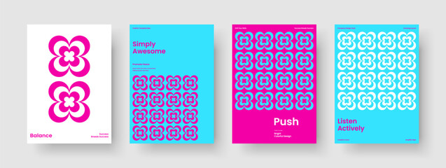 Wall Mural - creative banner template. abstract poster layout. geometric flyer design. book cover. brochure. back