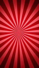 Wall Mural - vibrant energetic red sunburst background with retro radiating lines and festive abstract design