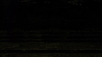 Wall Mural - yellow and cyan glitch lines background — abstract digital noise texture for cyberpunk and tech desi